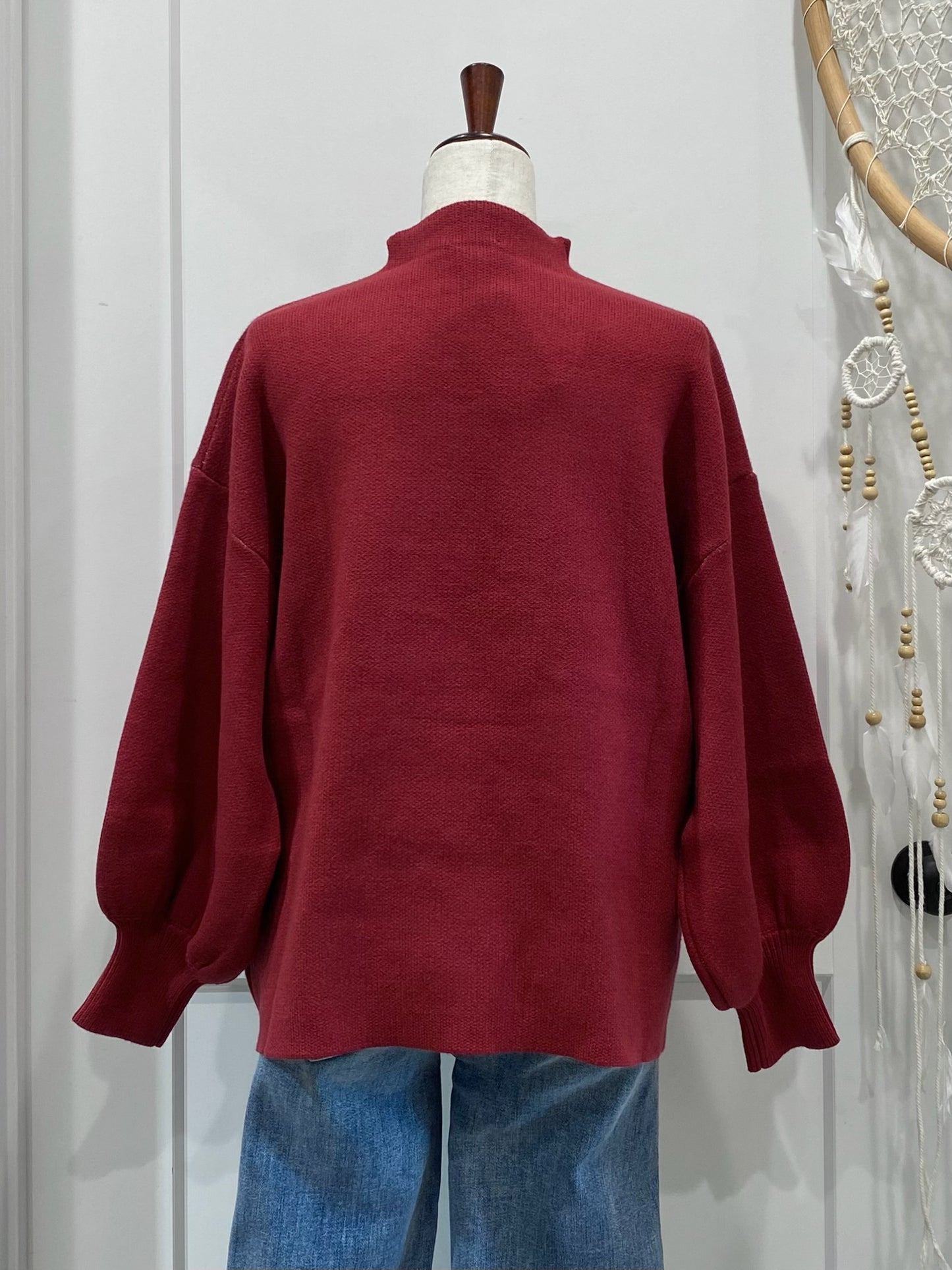 Ribbon Oversized Sweater