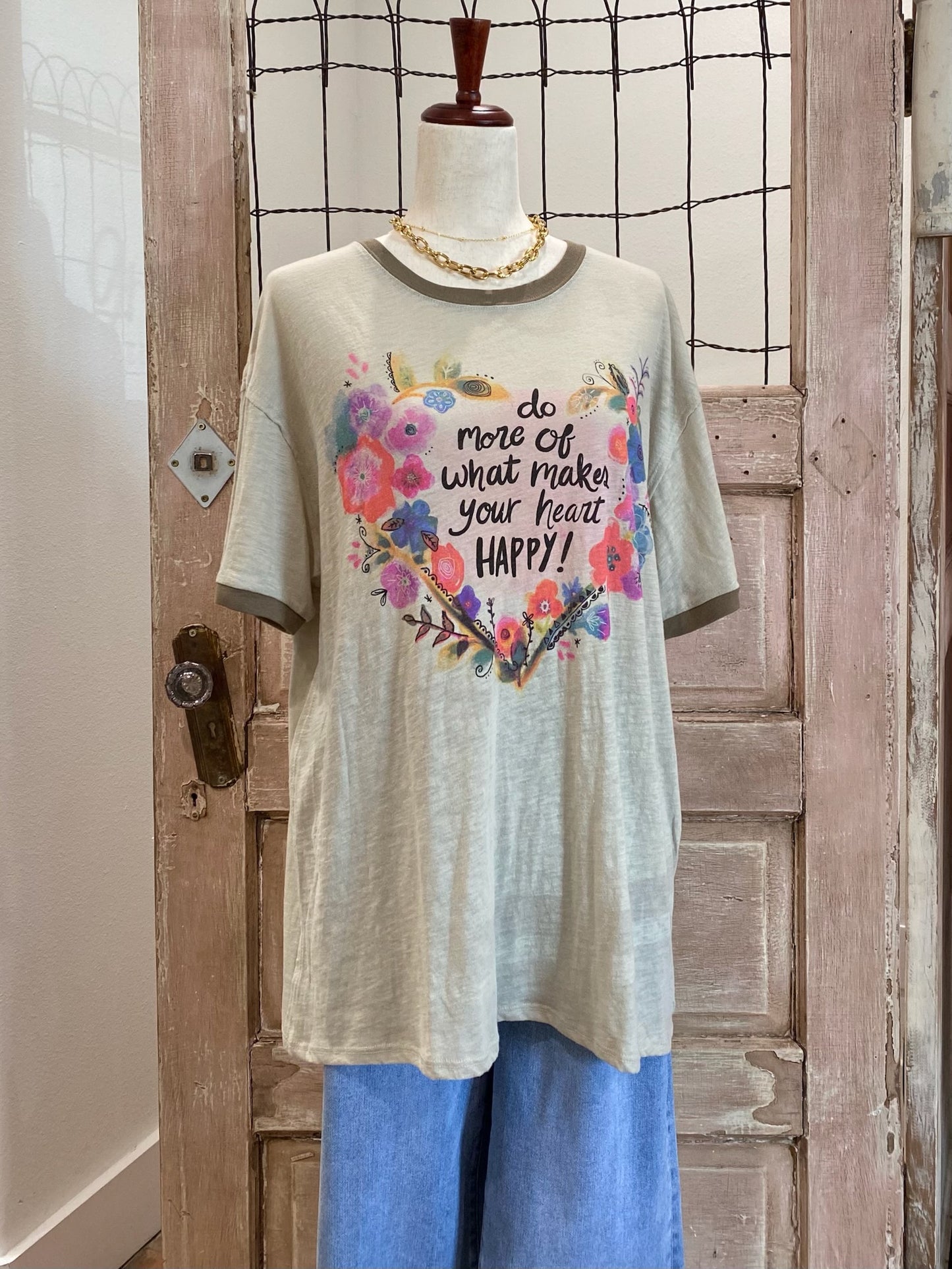 "Do More Of What Makes Your Heart Happy" Tee