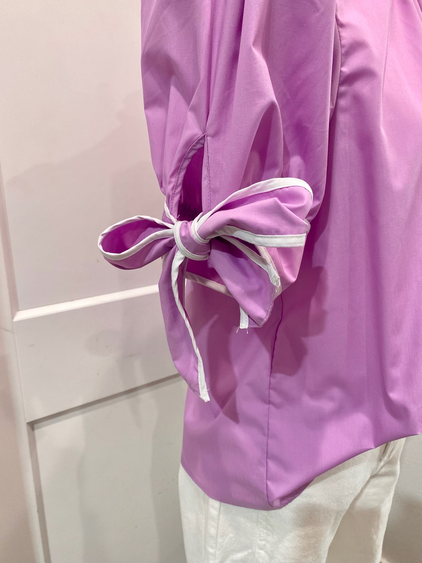 Ruffle Neckline Top