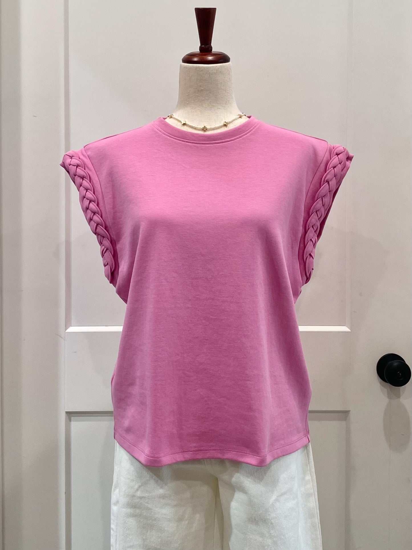 Braided Detail Top