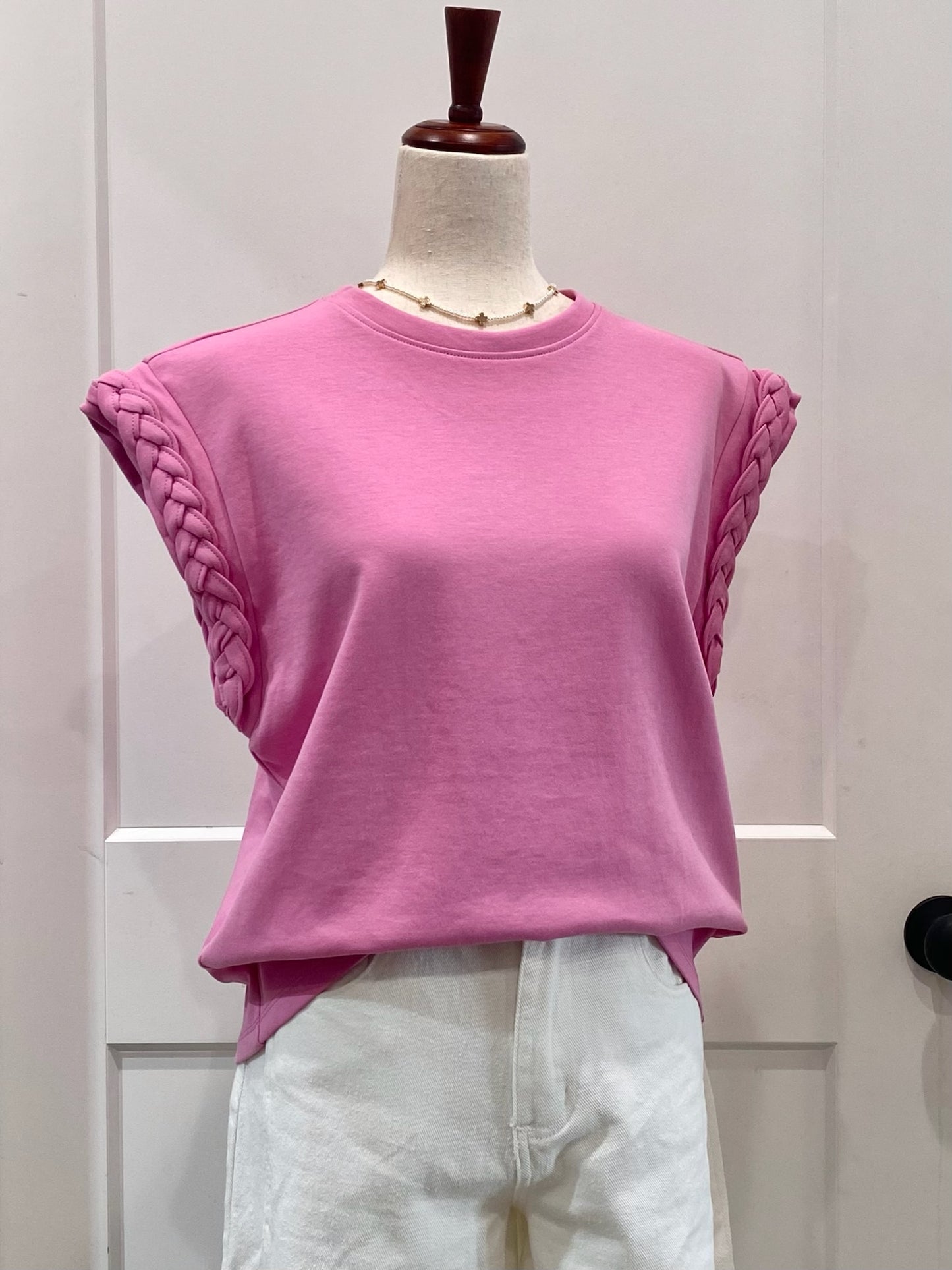 Braided Detail Top