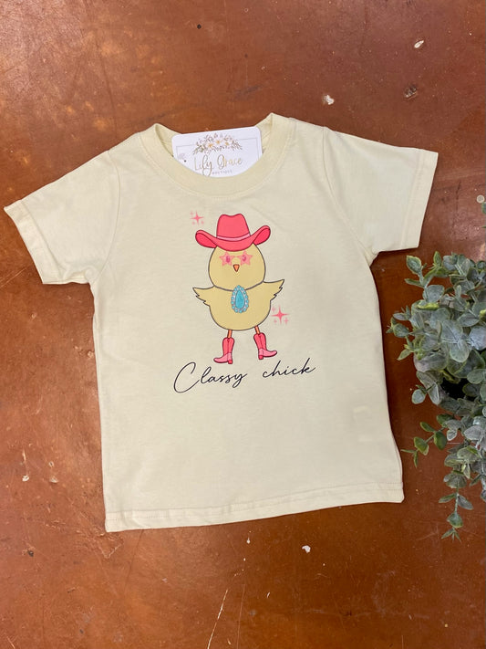 "Classy Chick" Kids Graphic Tee