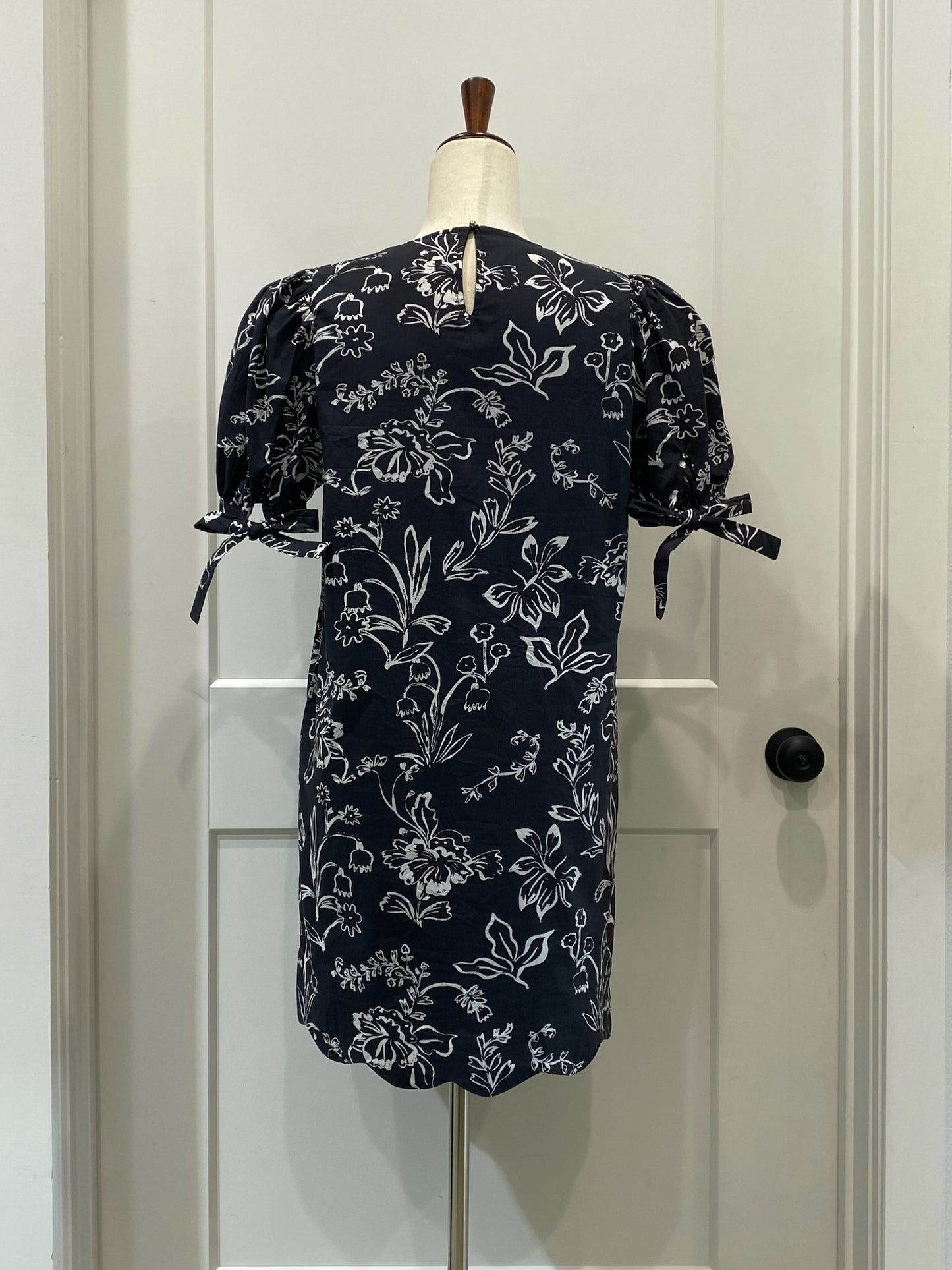 Black Floral Print Dress