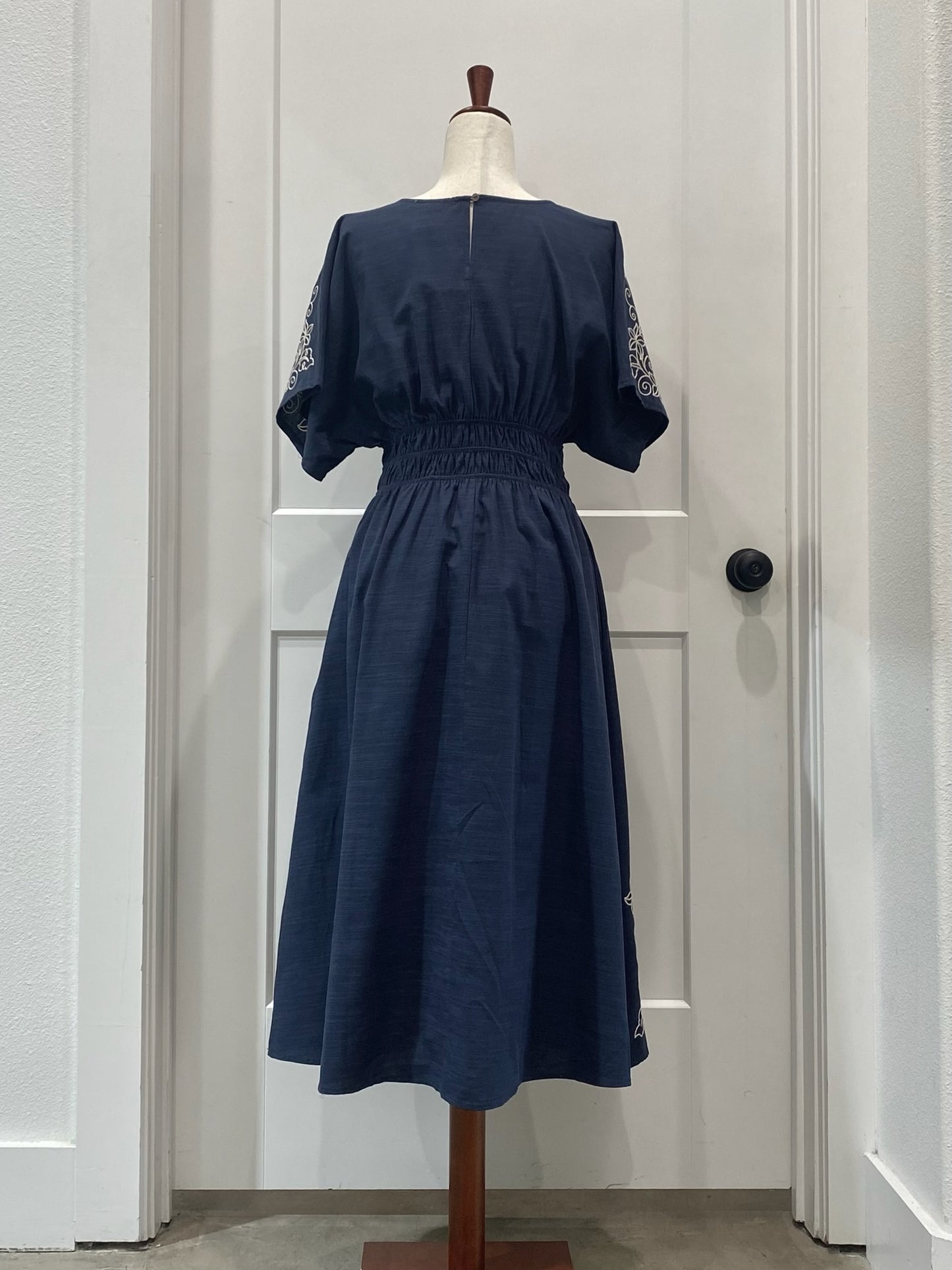 Kimono Sleeve Midi Dress | S-2XL