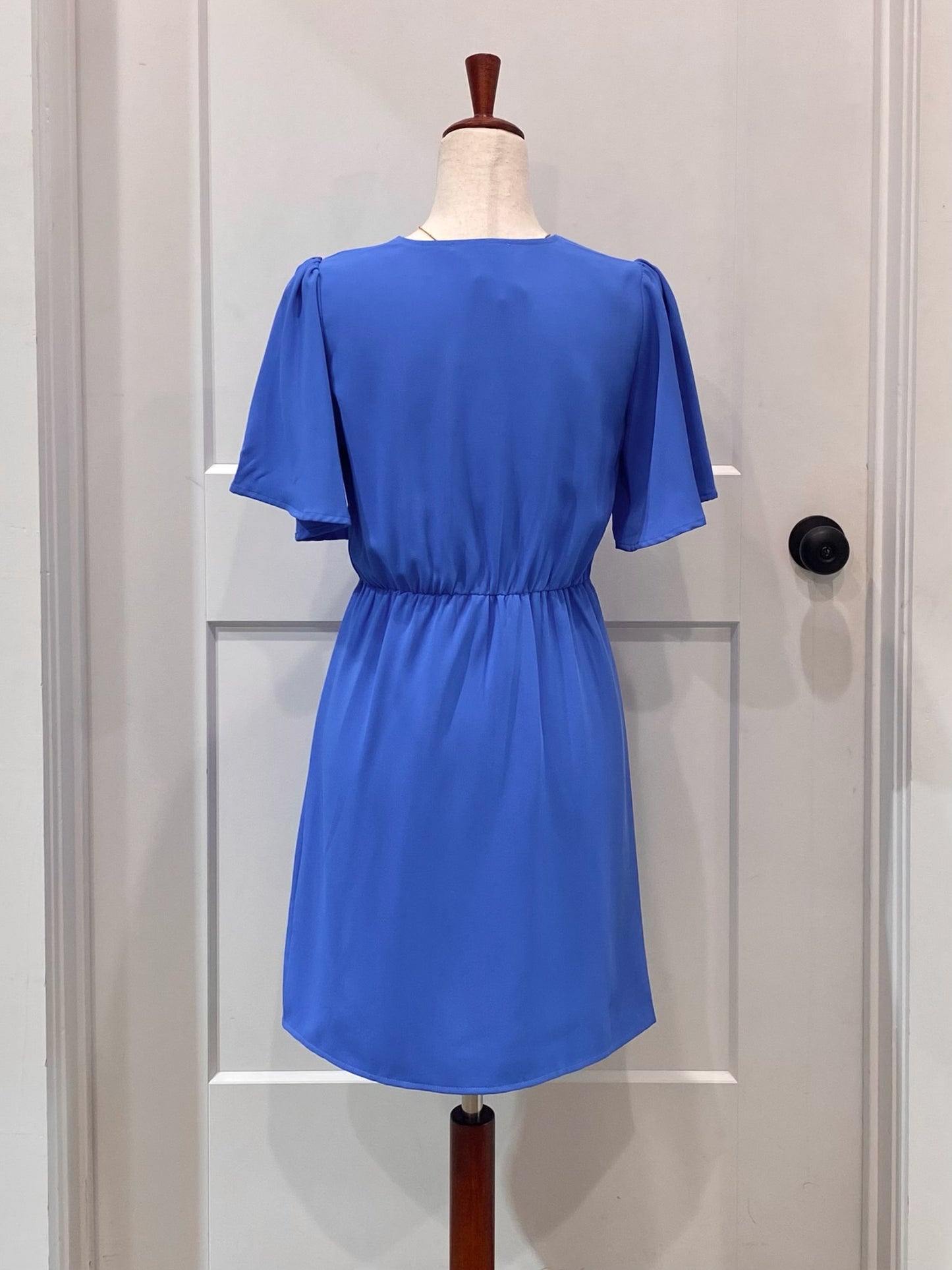 Ruffle Mini Wrap Dress