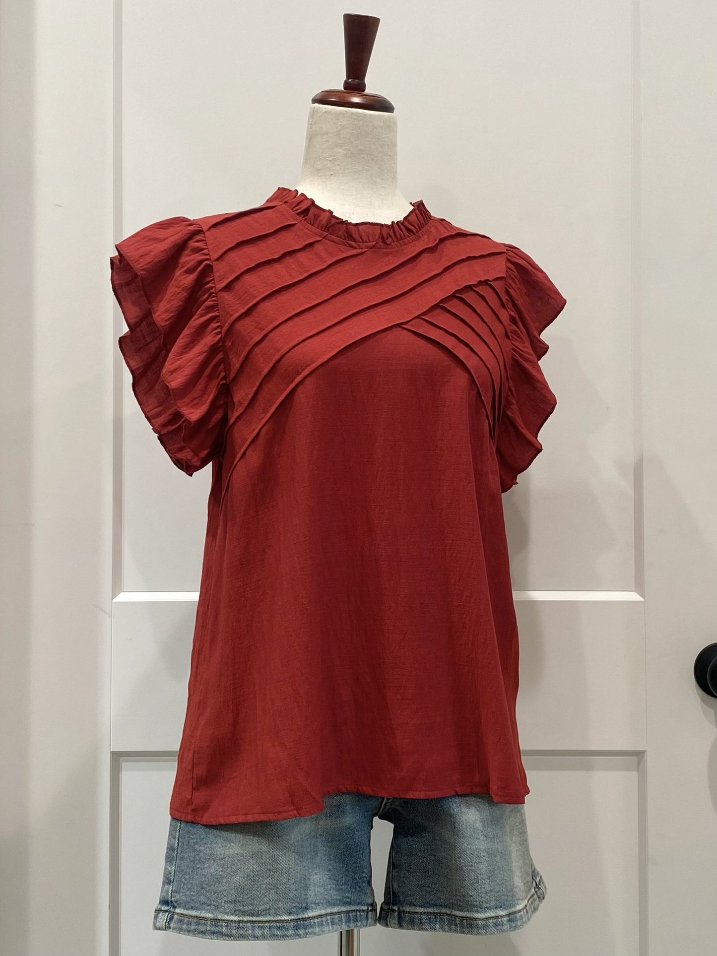Pleated Detailed Top