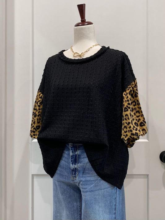 Textured Knit Top