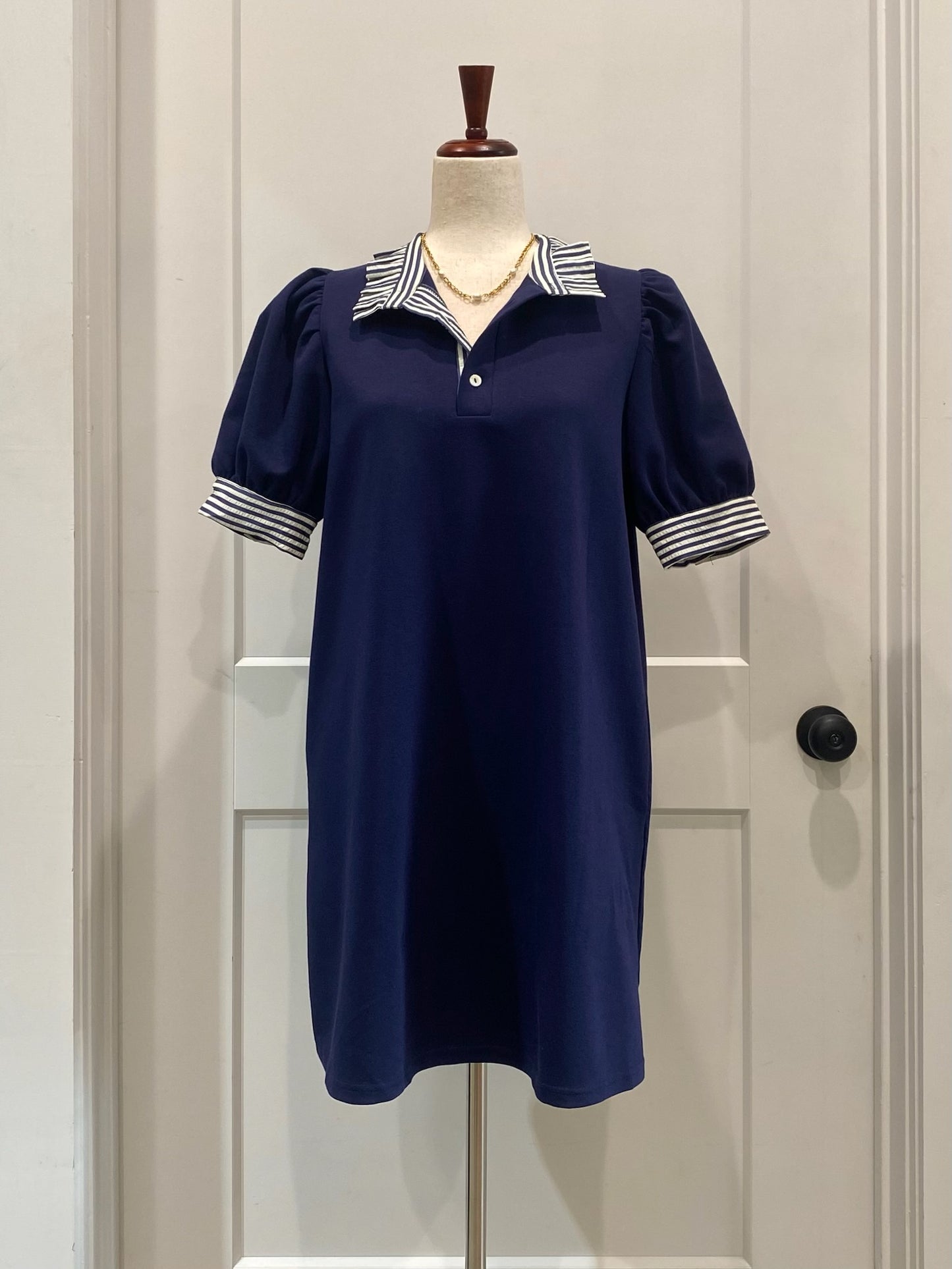 Knit Polo Dress
