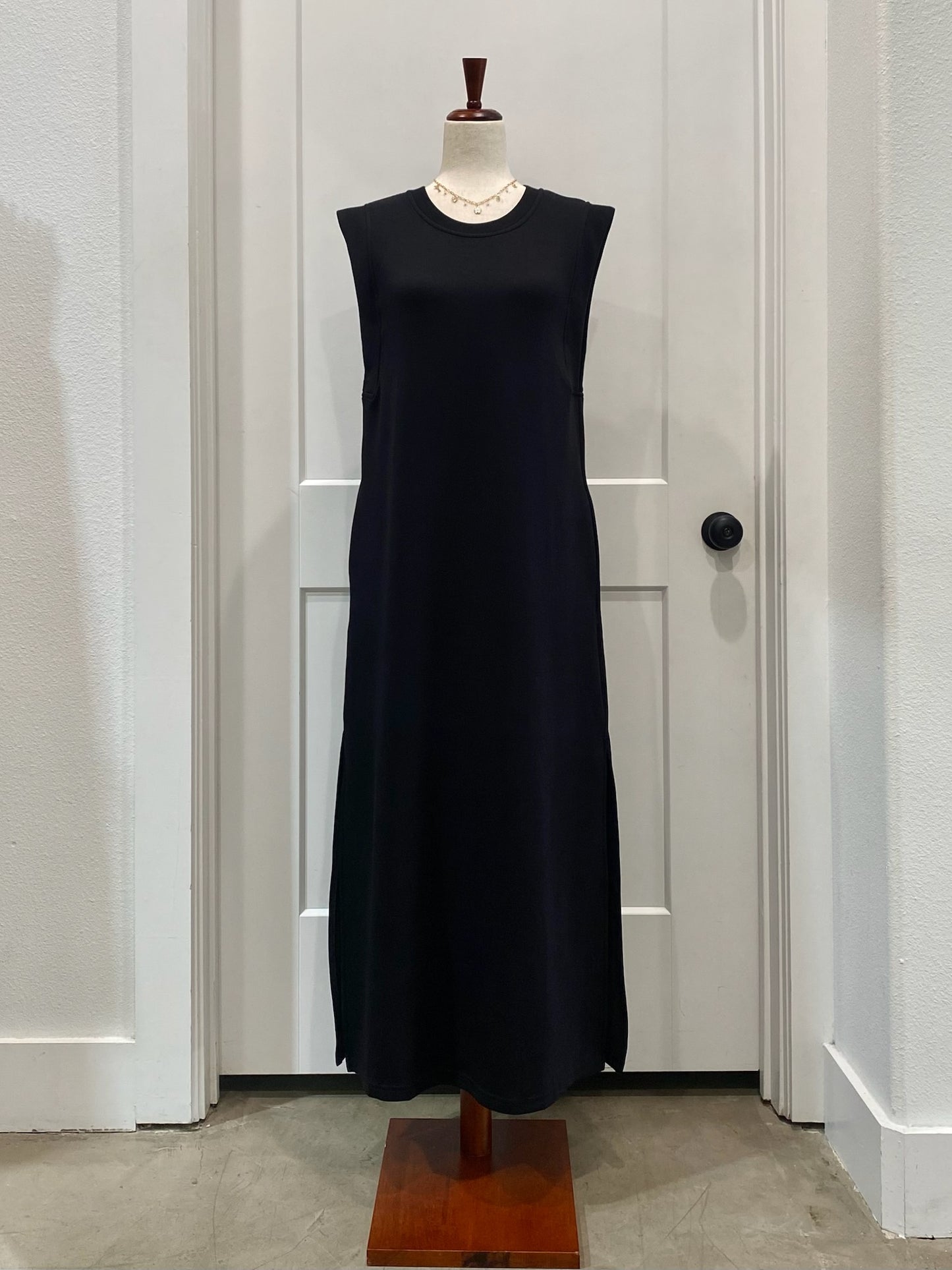 Jersey Knit Midi Dress