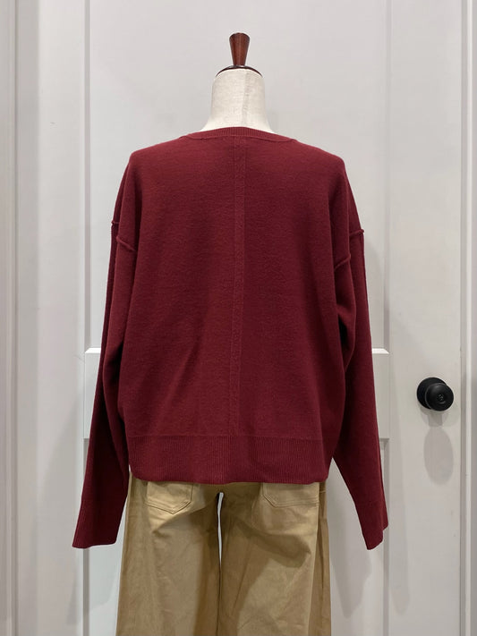 Exposed Seam Lightweight Sweater