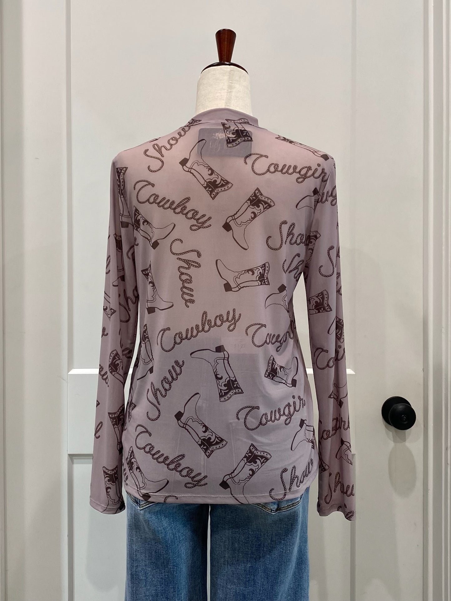 Cowboy Show Mesh Top