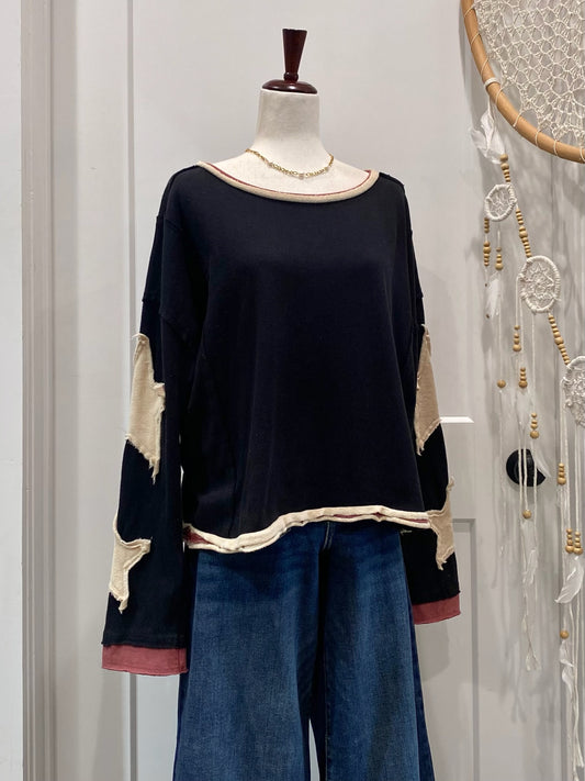 Star Patch Top