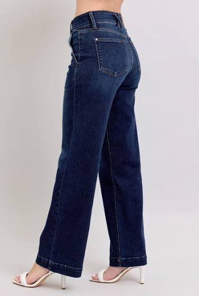 Trouser Wide Leg Jeans by Judy Blue