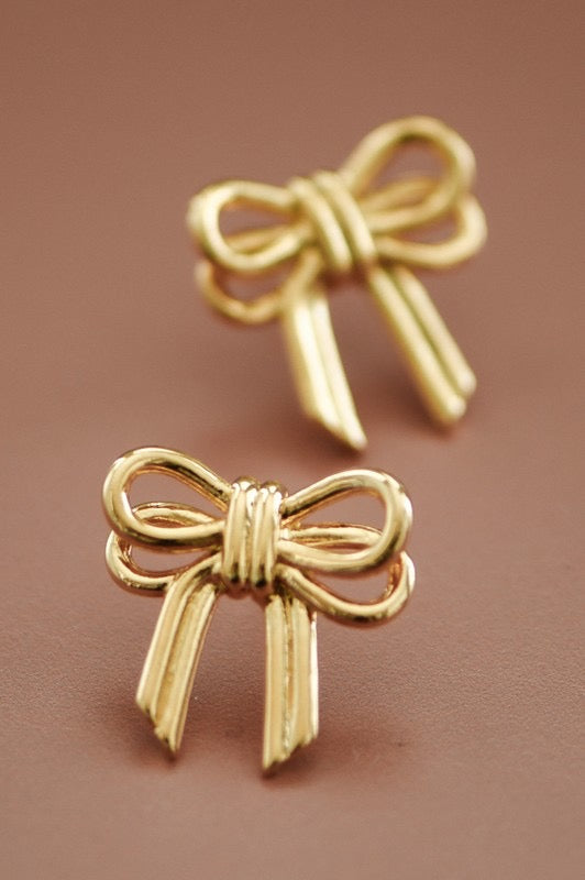 Bow Post Earrings