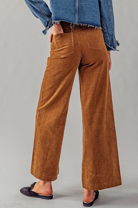 High Waisted Corduroy Pants