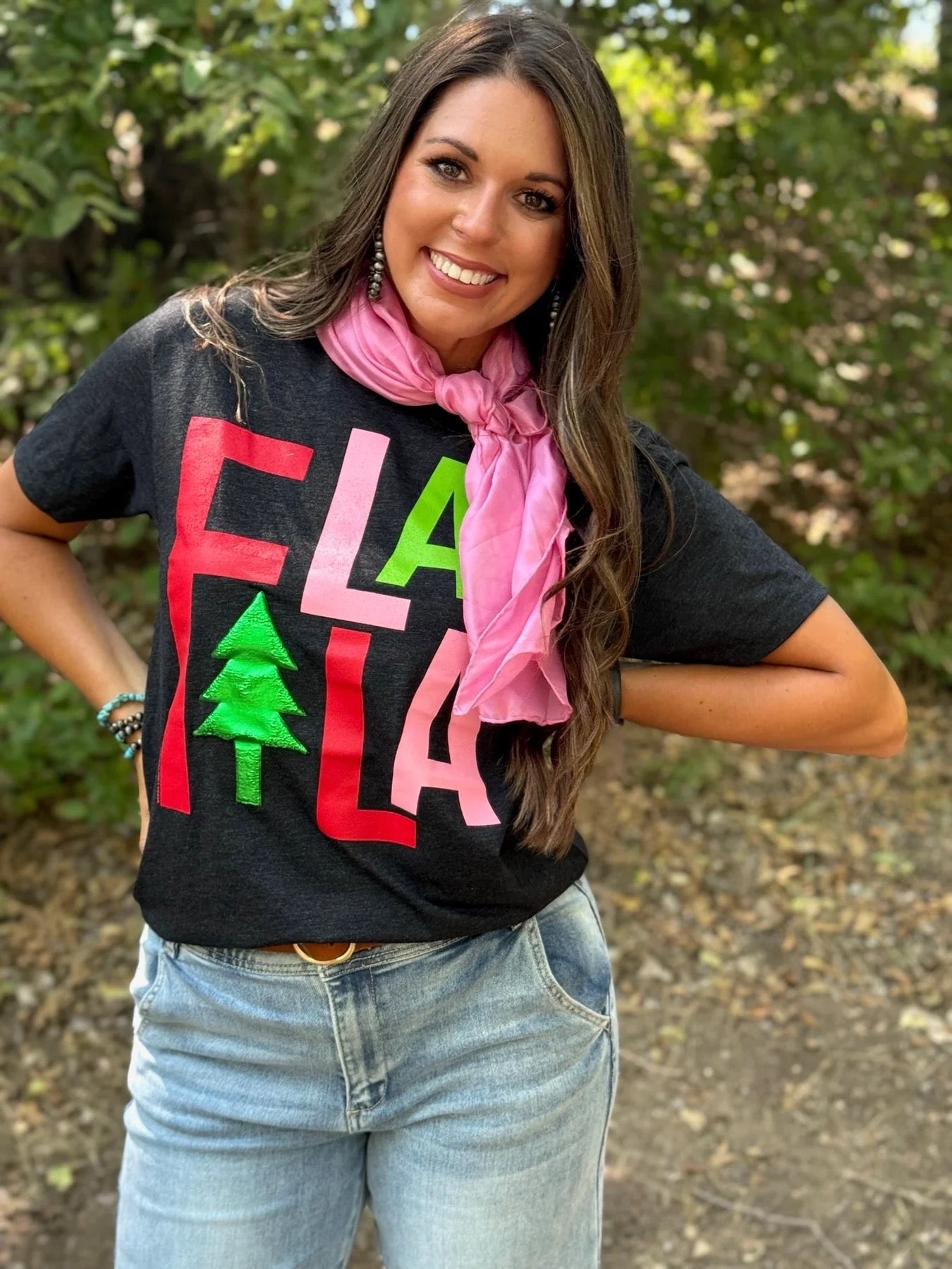 "Fa La La" Christmas Tee