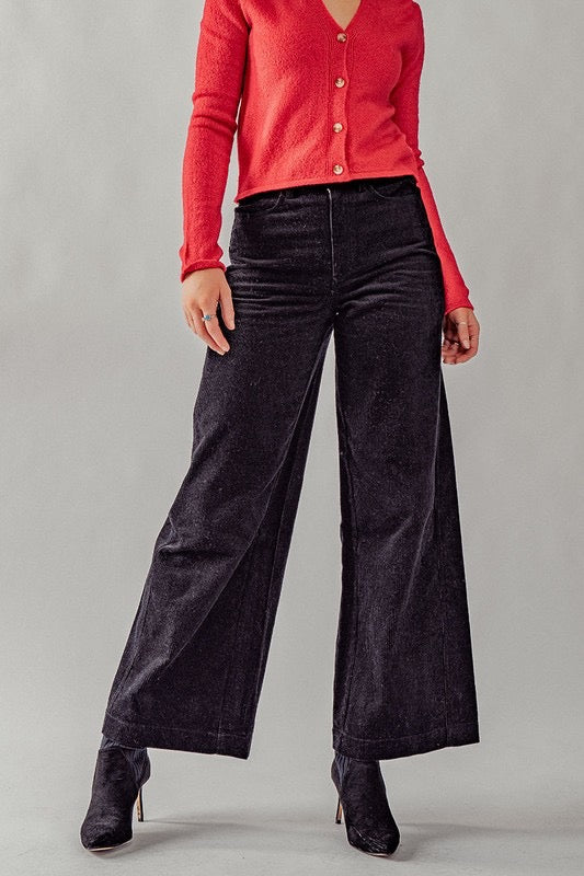 High Waisted Corduroy Pants