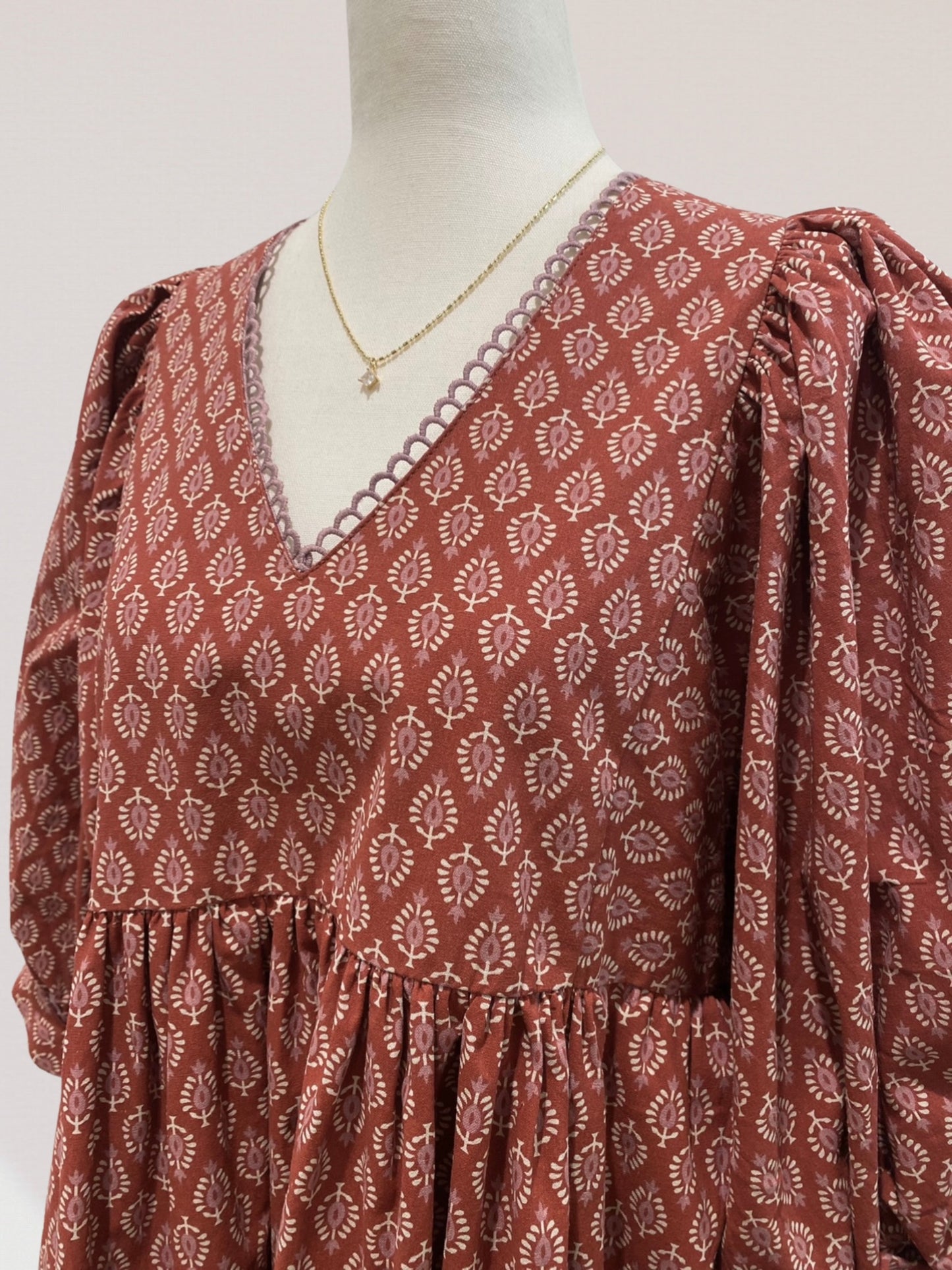 Puff Sleeve Babydoll Dress