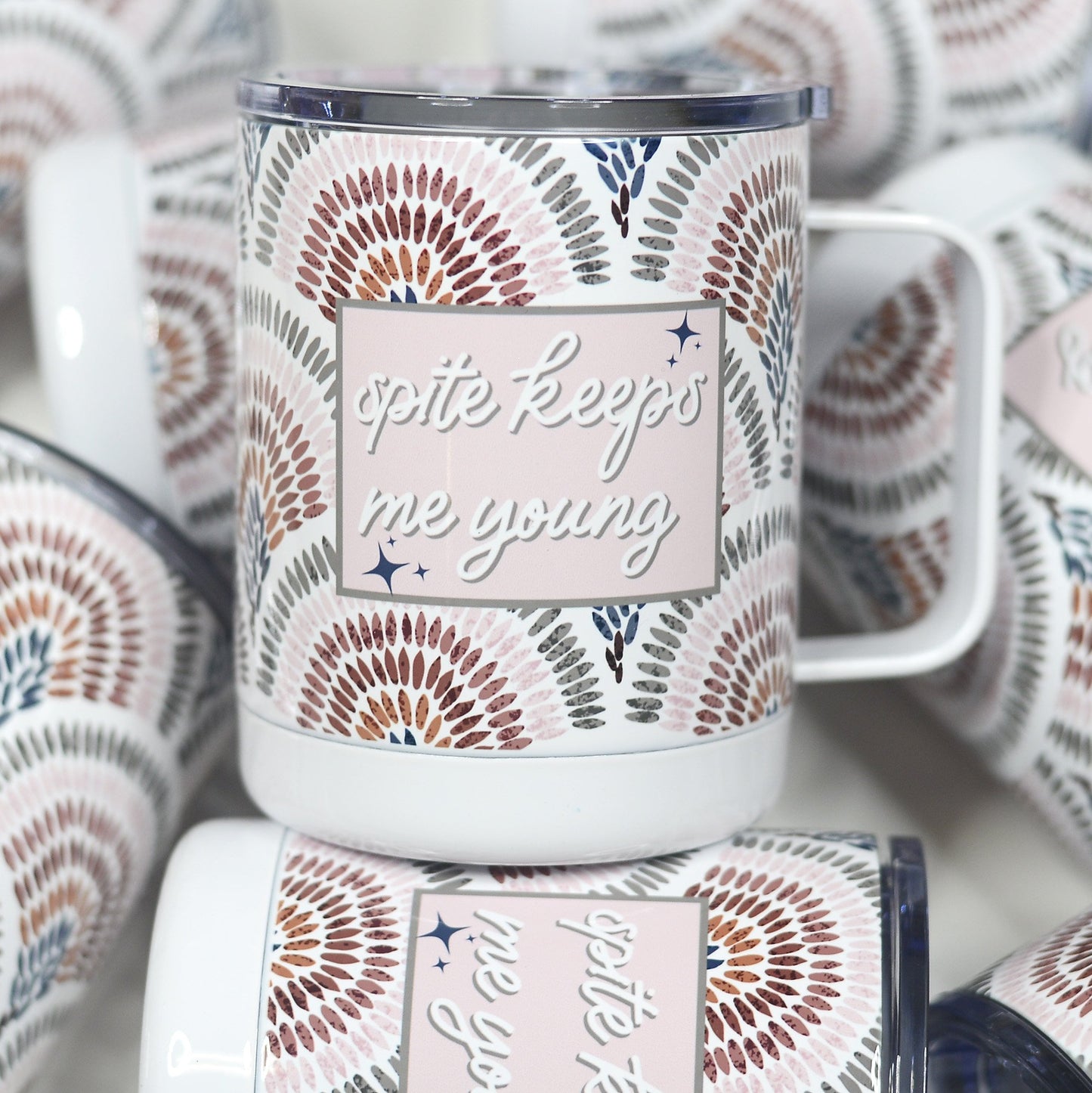 "Spite Keeps Me Young" Travel Mug