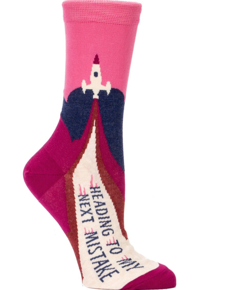 Heading to my Next Mistake Socks