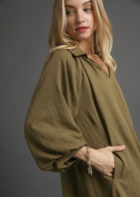 Tunic Dress with Pockets