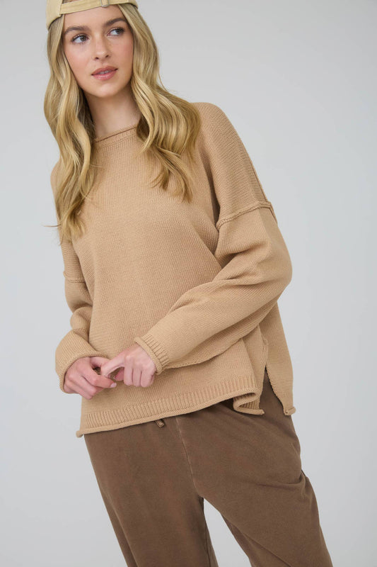 Raw Edge Sweater