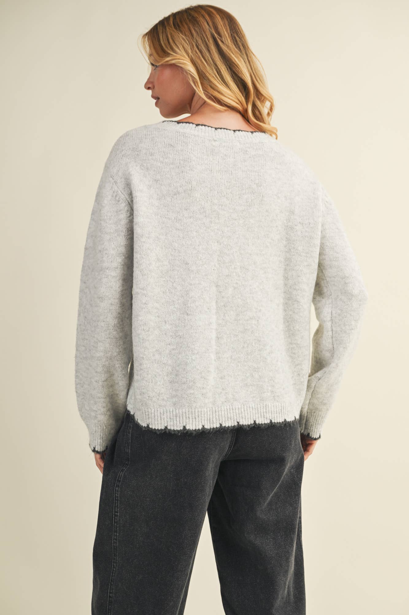 Western Chain Stitch Sweater