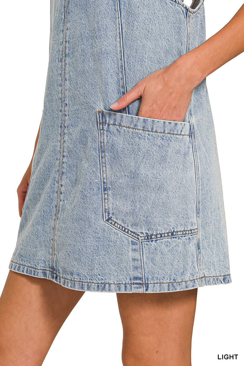 Denim Overall Dress
