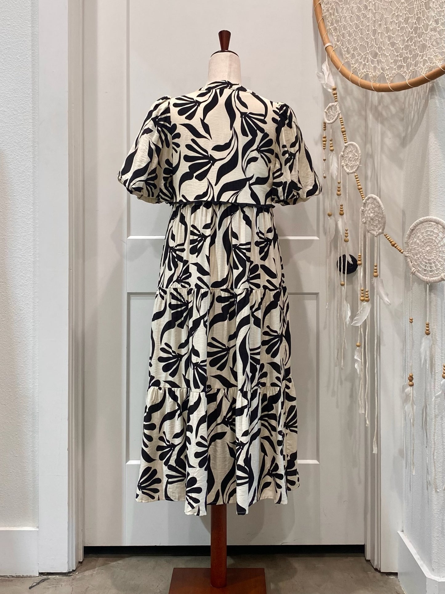 Tiered Midi Dress