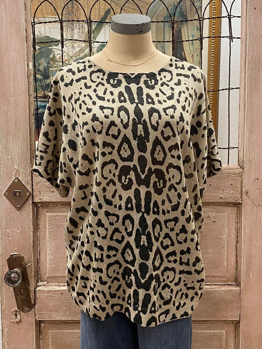 Leopard Printed Lightweight Sweater | S-3XL