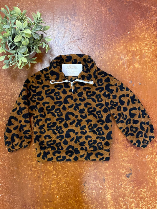 Leopard Kids Pullover
