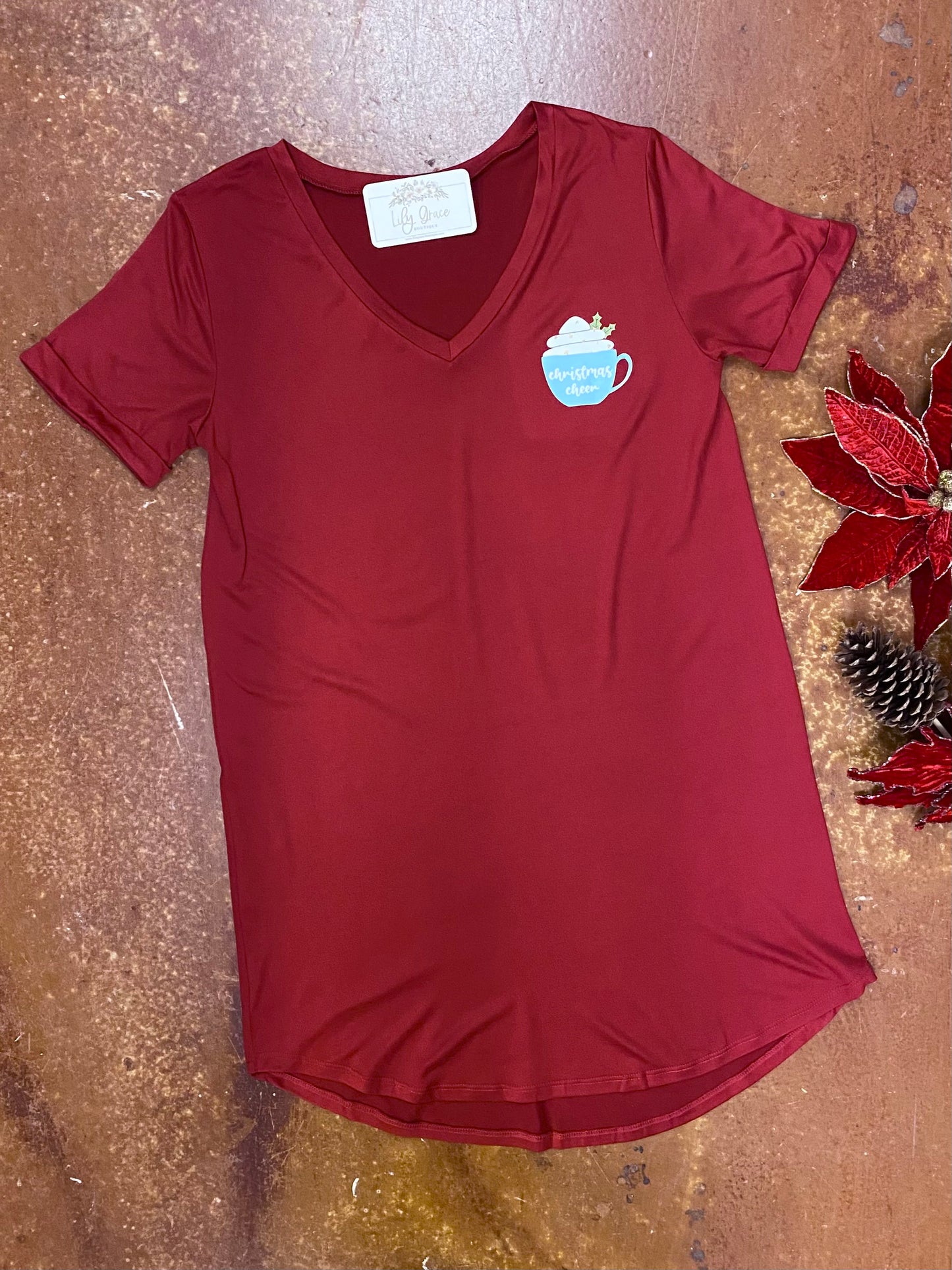 "Christmas Cheer" Sleep Shirt