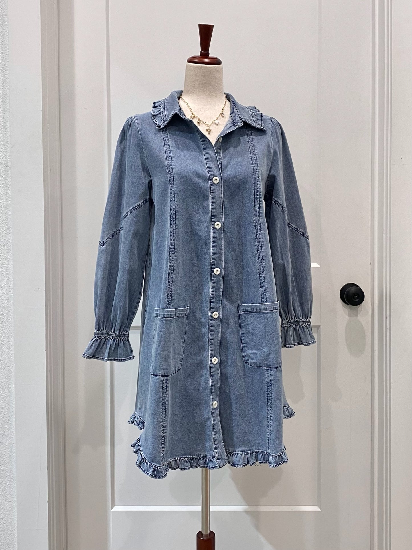 Denim Shirt Dress