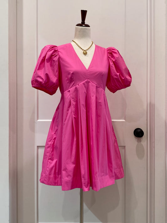 Pleated Pink Dress