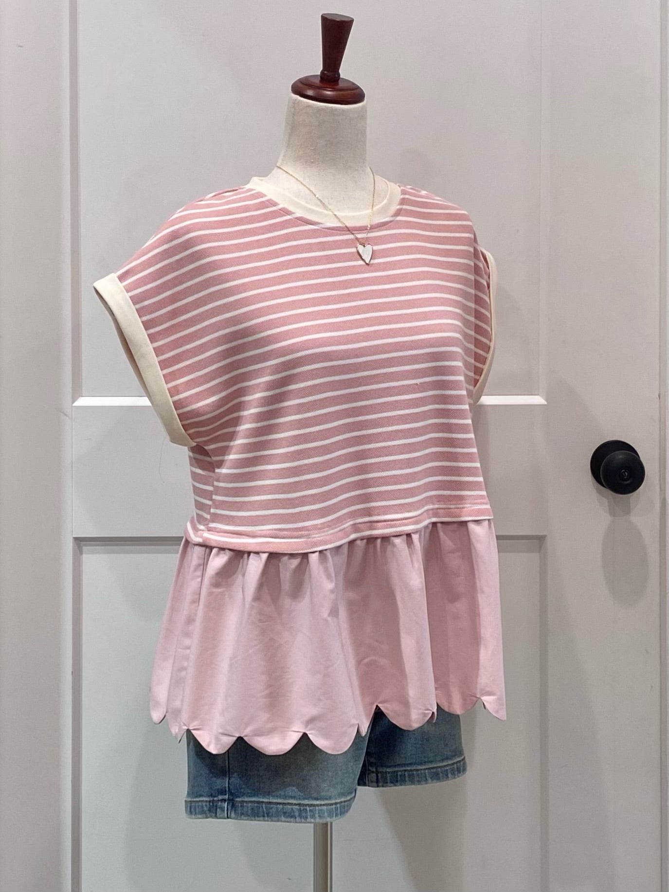 Stripe Knit Top