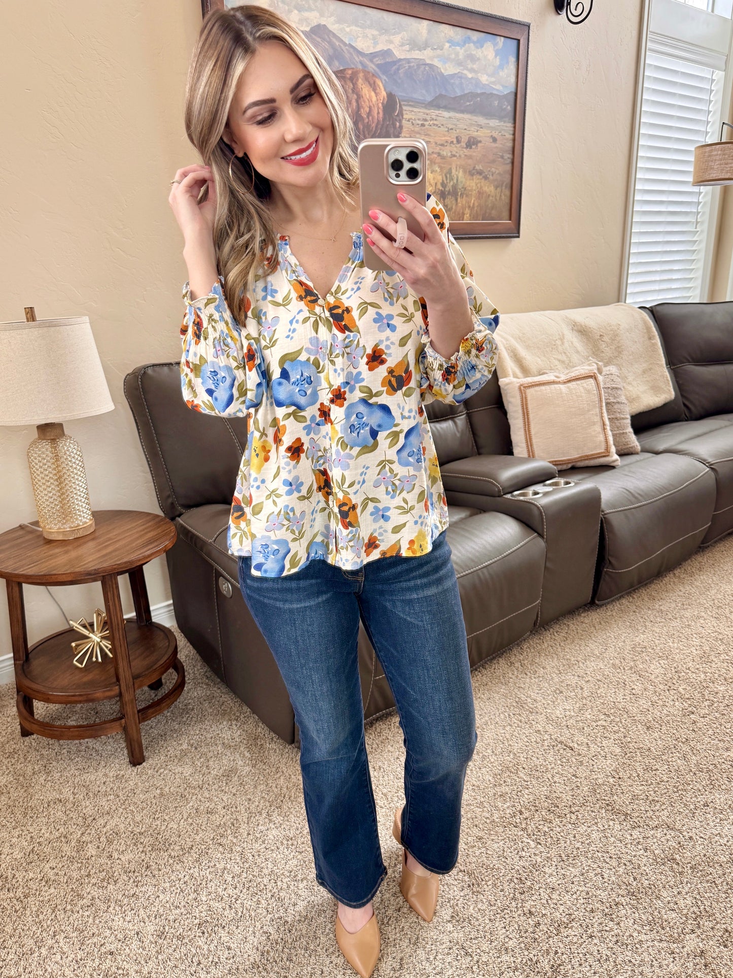 PETITE Mid Rise Dark Wash Bootcut Judy Blue Jeans