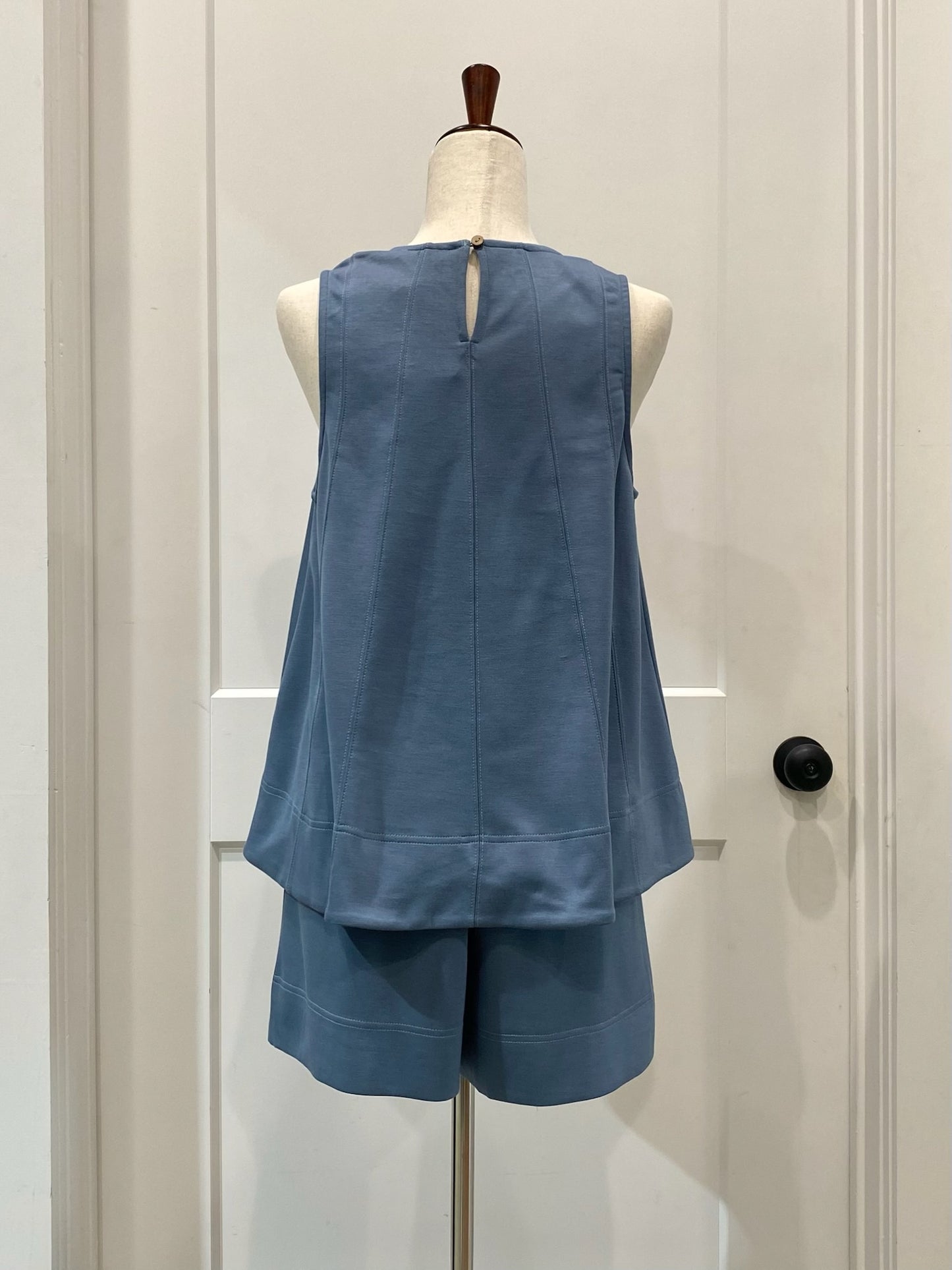 Contrast Seam Short Set