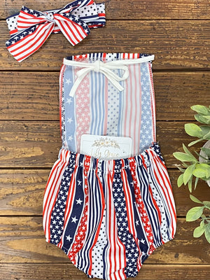 Independence Day Romper - 2 Piece Set