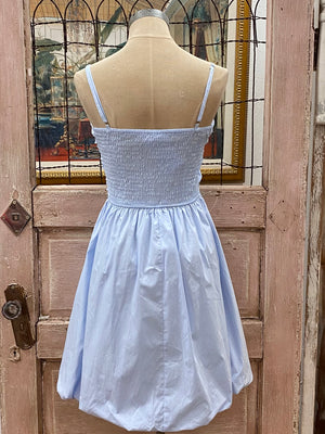 Bubble Hem Mini Dress