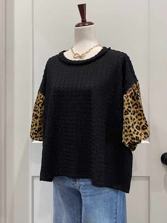 Textured Knit Top
