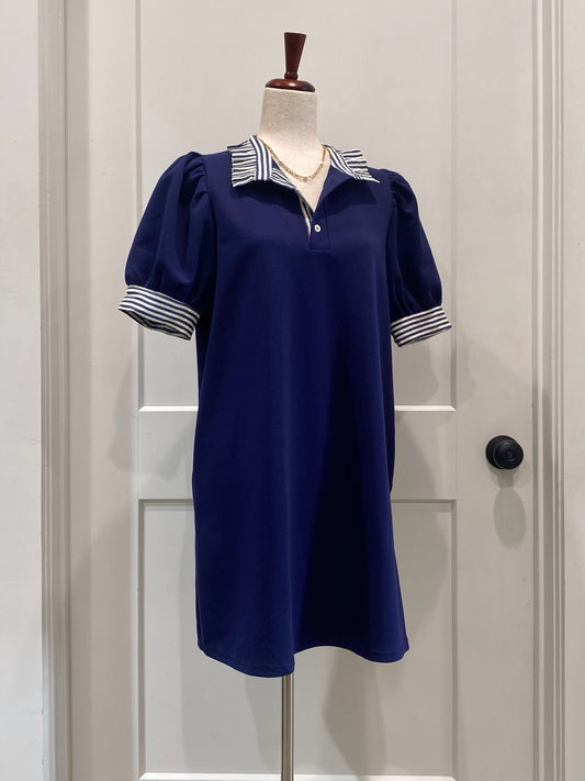Knit Polo Dress