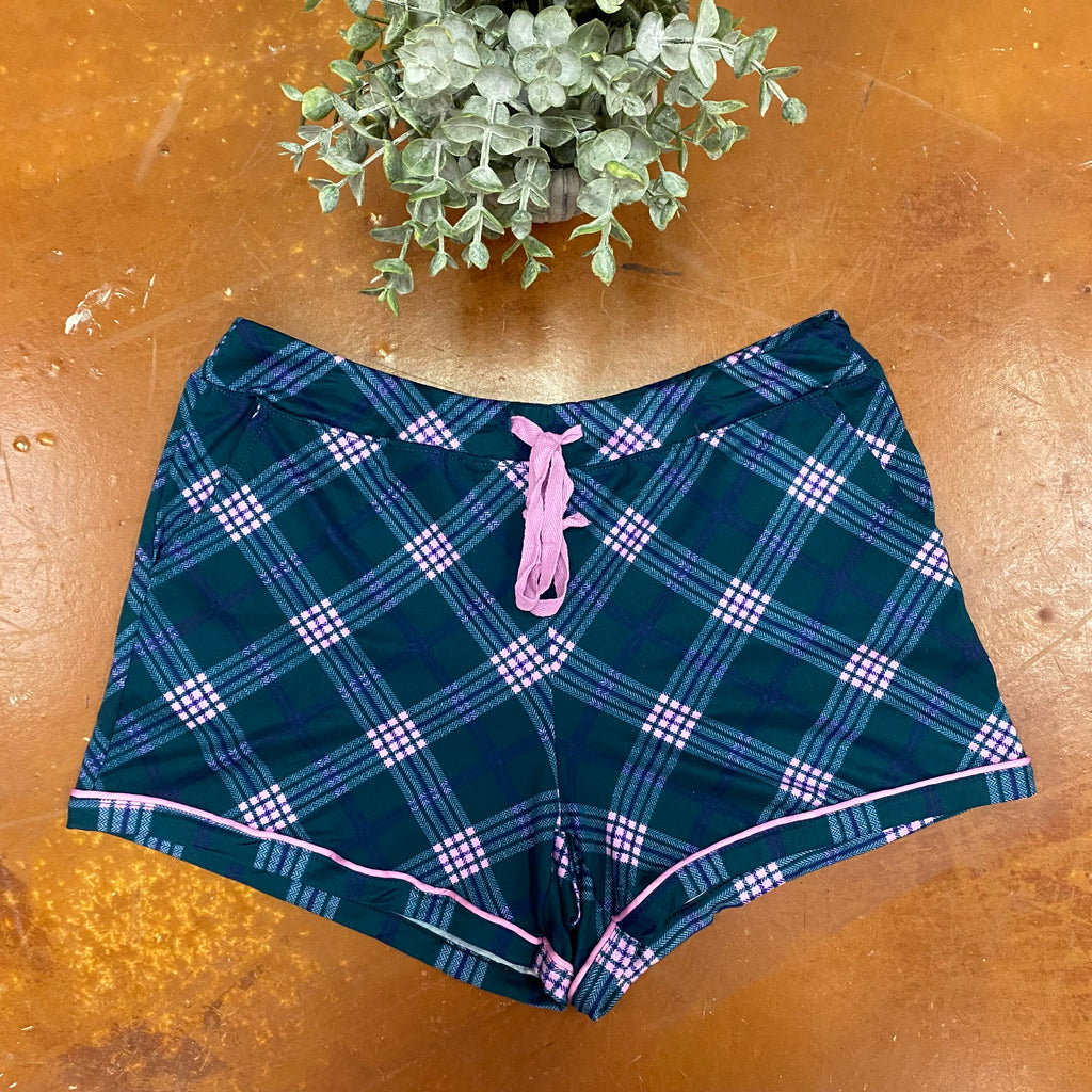 Plaid Lounge Shorts