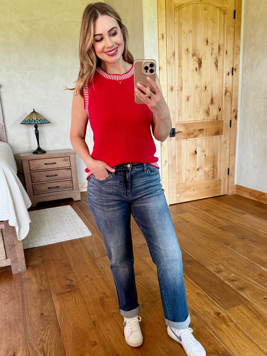 Dark Wash Boyfriend Judy Blue Jeans