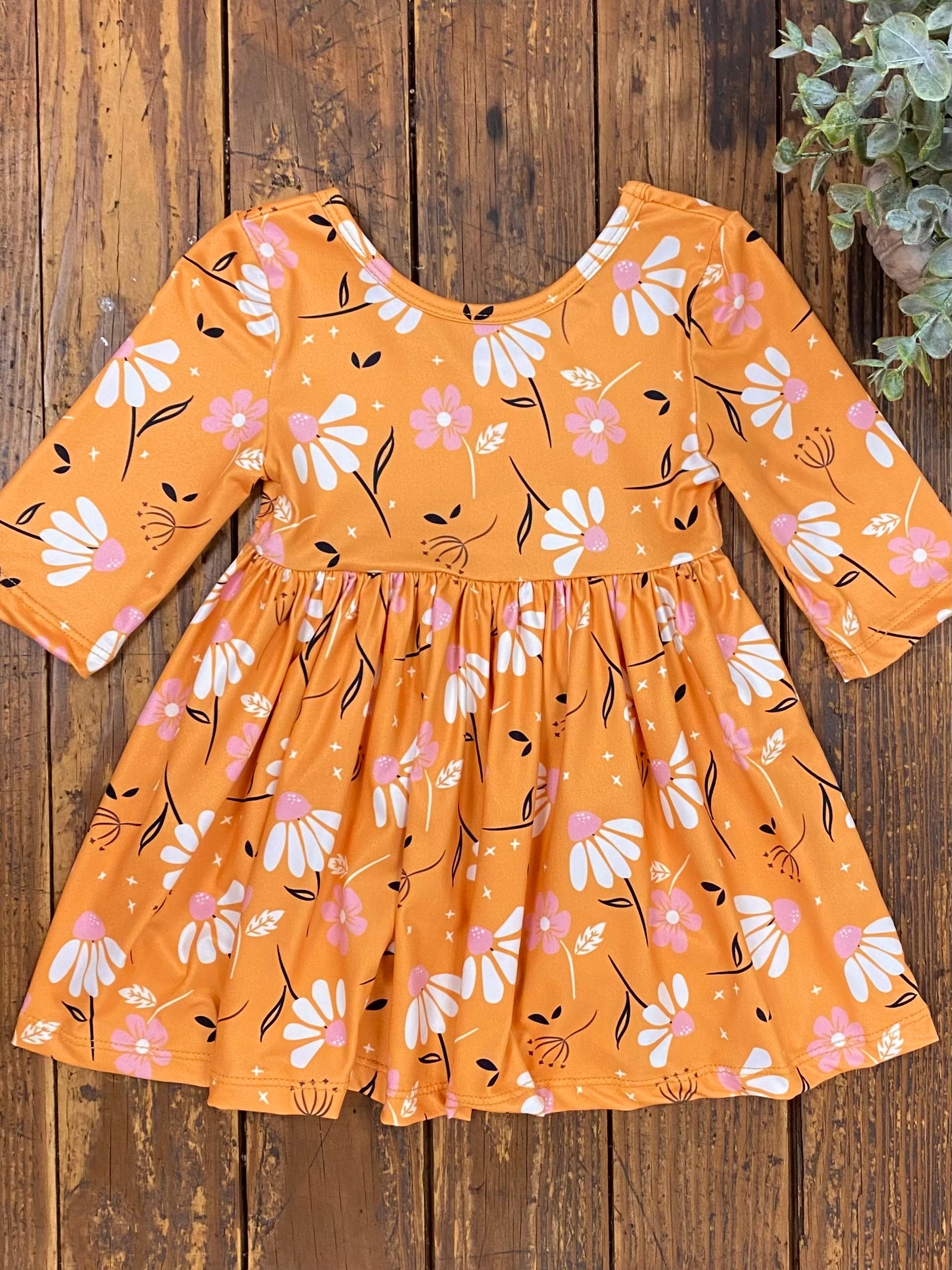 Dandelions in Fall Twirl Dress