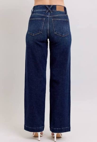 Trouser Wide Leg Jeans by Judy Blue