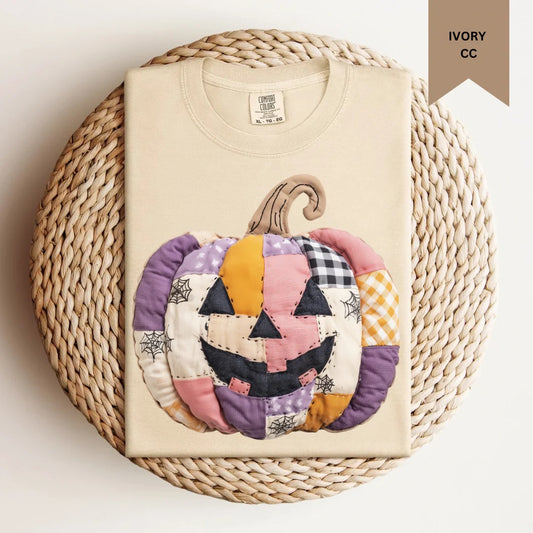 Patchwork Pumpkin Tee