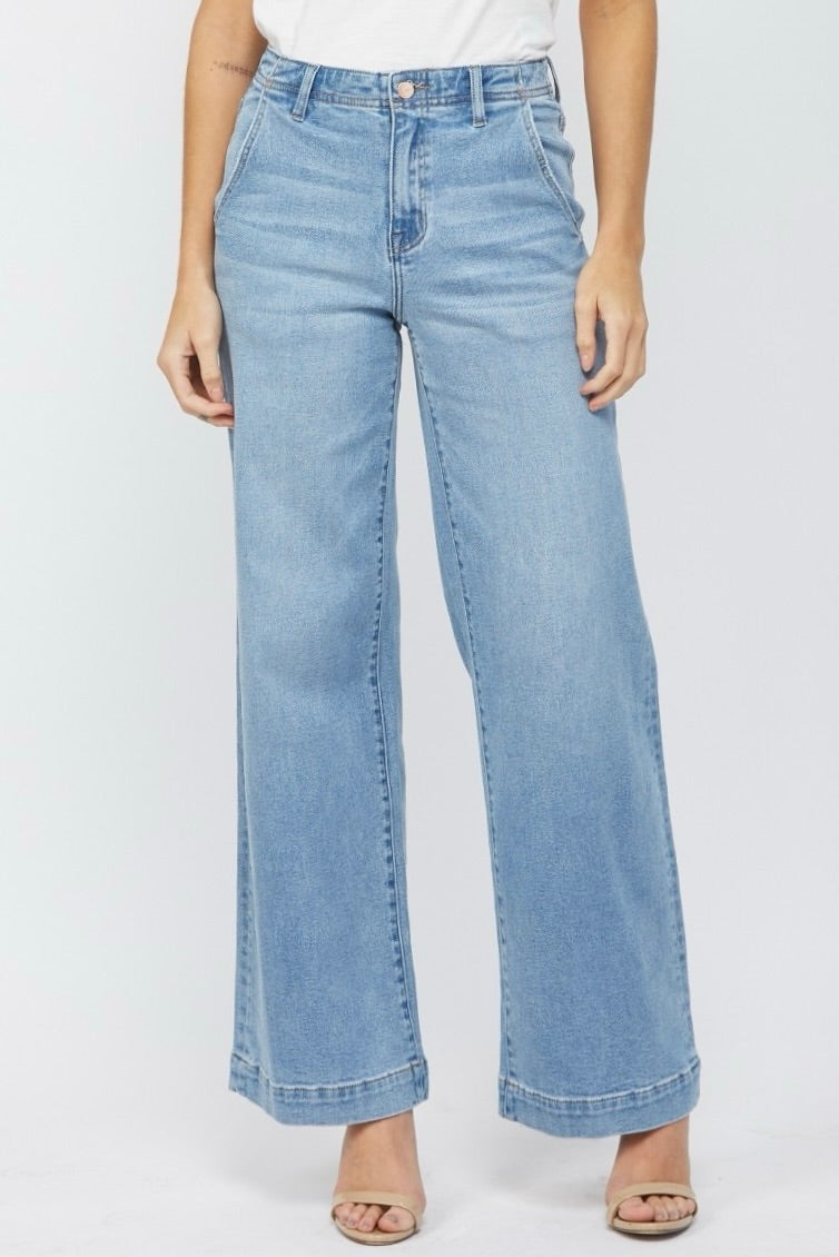 High Rise Trouser Jeans
