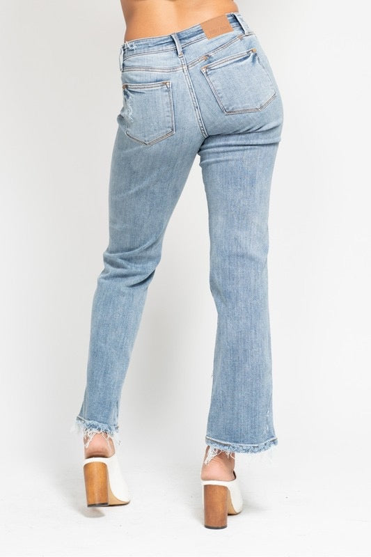 Mid Rise Dad Jeans by Judy Blue
