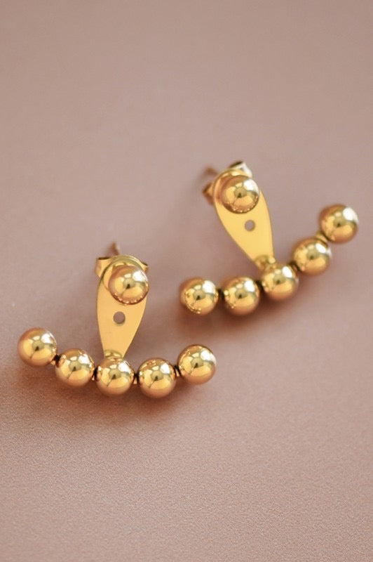 18K Gold Plated Ear Jacket