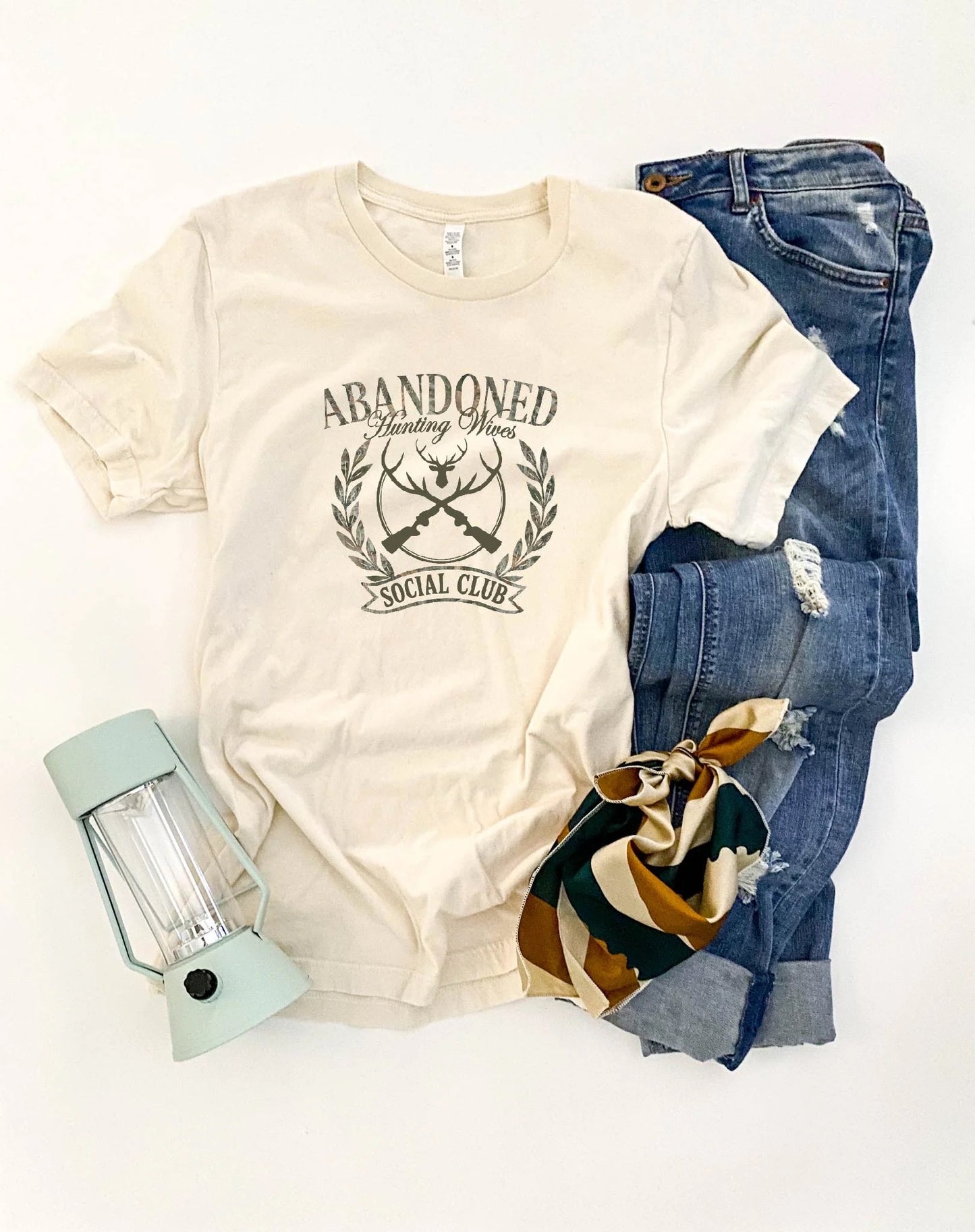 Abandoned Hunting Wives Social Club Tee